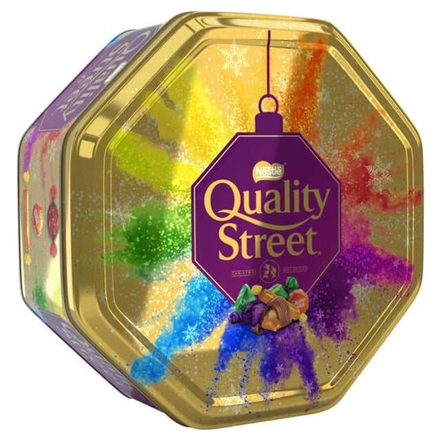 <p>Tesco is selling an exclusive gold version of the Quality Street Christmas Tub - for a limited time only </p>