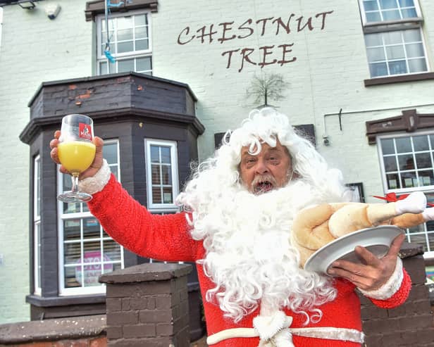 Colin Robinson, landlord of The Chestnut Tree Inn in Worcester, is cooking Christmas dinner for homeless and lonely people in the city.