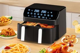 A nine-litre air fryer can cook enough to feed a family of eight