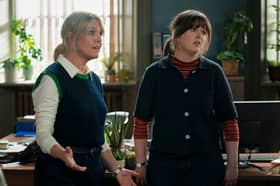 Ashley Jensen (L) and Alison O'Donnell (R) in Shetland series 10