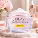 The Olay Super Cream combines SPF30 protection with five skincare benefits in one lightweight moisturiser.