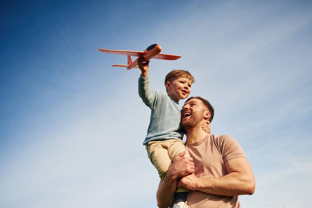 New dads, with little ones aged up to four, show their affection most often through playing games 
