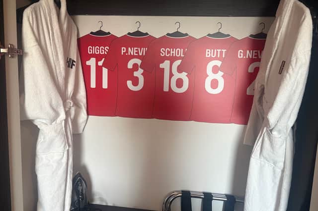 Fling open the wardrobe doors in your Class of '92 rooms and there's more football memorabilia waiting...