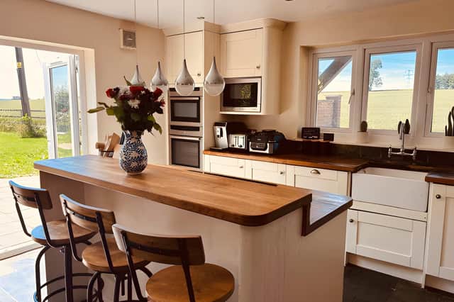 The cottage's accommodation forms part of a substantial 3,300 sq ft family home retaining its period character and original features