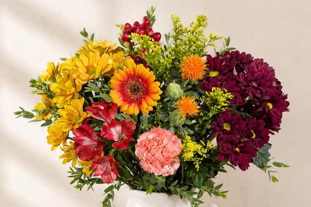 Seasonal bouquet from Bunches.