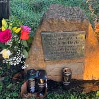 Mystery of flowers – and beer – at Ampthill 'grave' of hare-courser