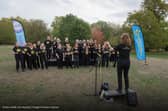 Rock Choir Members from Bedford performed at the Ovar-Dressed event in London 