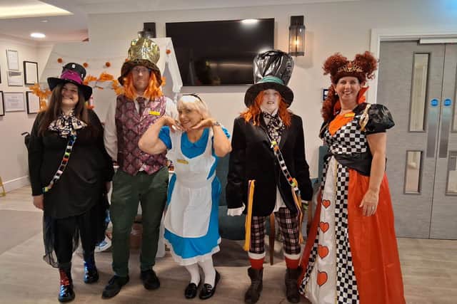 The team embraced the fancy dress challenge