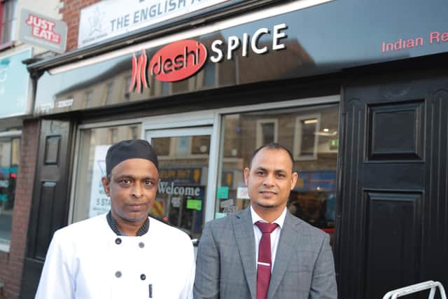 Deshi Spice chef Abdul Asad and owner Surman Ali