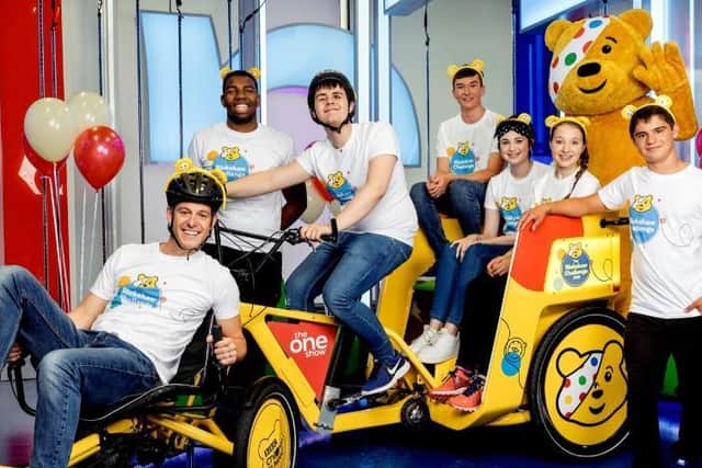 BBC Children In Need's Rickshaw Challenge.
