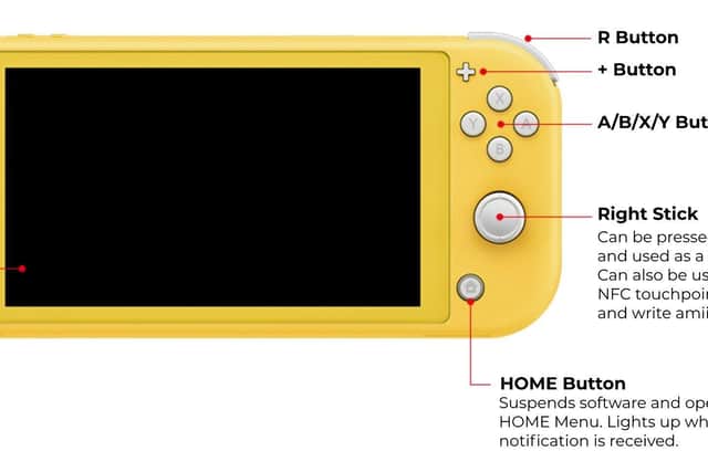 The Nintendo Switch Lite comes in yellow, blue and grey