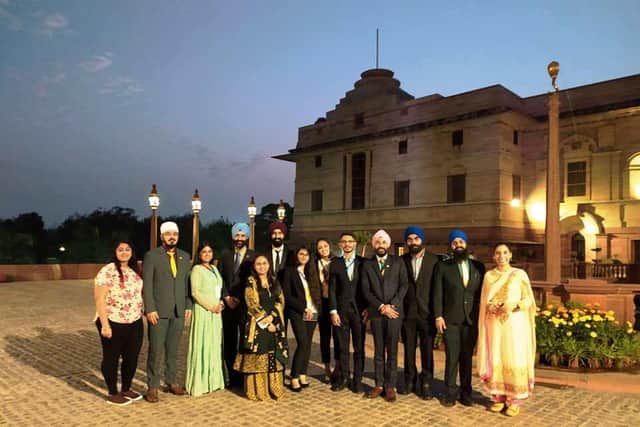 The Delegates at the President Palace