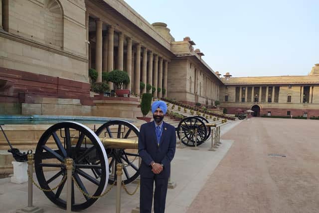 Charan Sekhon at President Palace