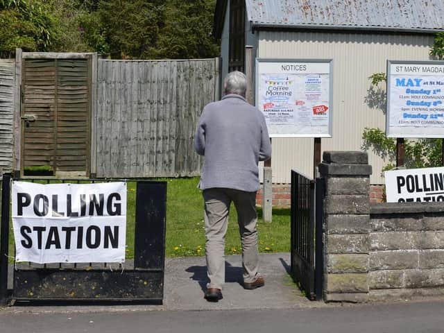 A voter visits a polling station at a church (Photo: Shutterstock)