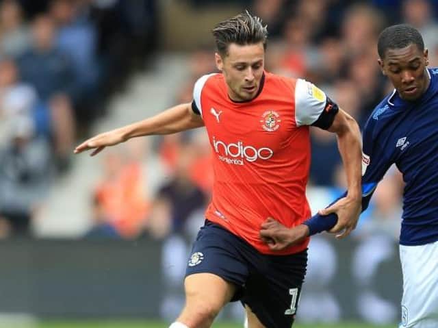 Harry Cornick scored Luton's third goal in their draw with Fulham