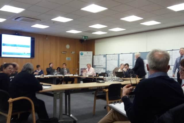 Bedford Council's planning committee in action