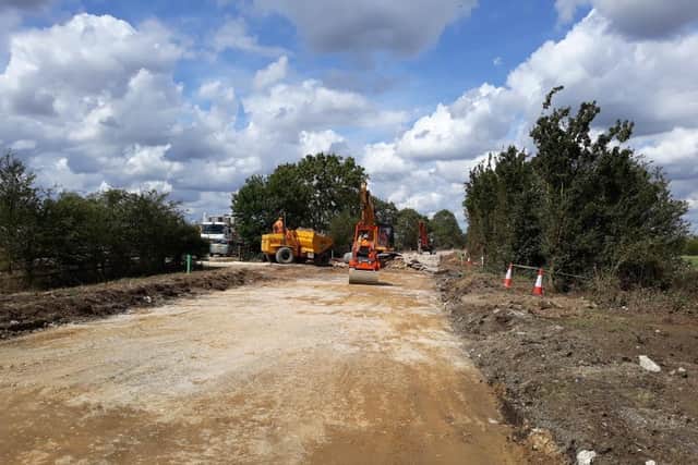 The A6 past Wilstead is set to reopen next month