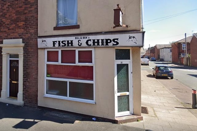 25 Maitland Street, Preston. Google reviews rating 4.7 out of 5. Price of fish and chips £5.50