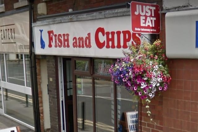 8 Kirkham Road, Freckleton, Preston. Google reviews rating 4.7 out of 5. Price of fish and chips £6.10