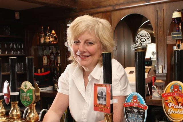 Alison Dean manager of the Brewery Tap Ossett in 2008.