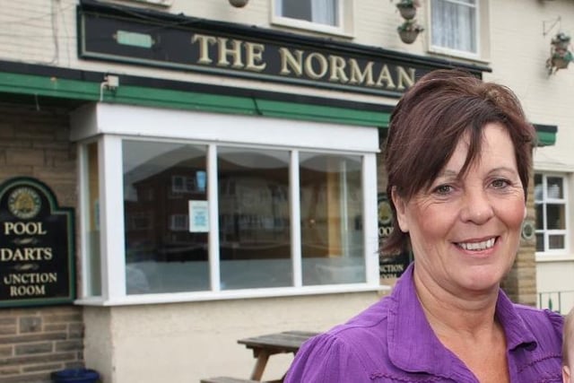 Pub landlady Carol Hayward was landlady of The Norman Hotel in 2009.
