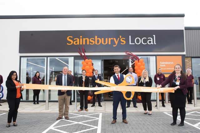 The new Sainsburys Local store on Folkes Road, Wootton