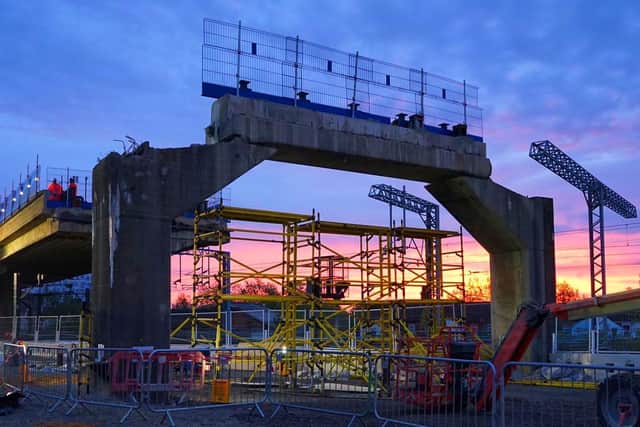 Three of the UK's biggest cranes have moved East West Rail a step closer
