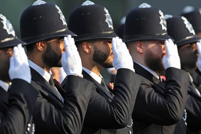 Home Office data shows there are just 13 black officers in Bedfordshire Police at the end of March