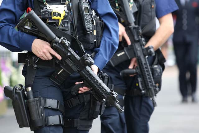 Armed police are being deployed to fewer incidents in Bedfordshire
