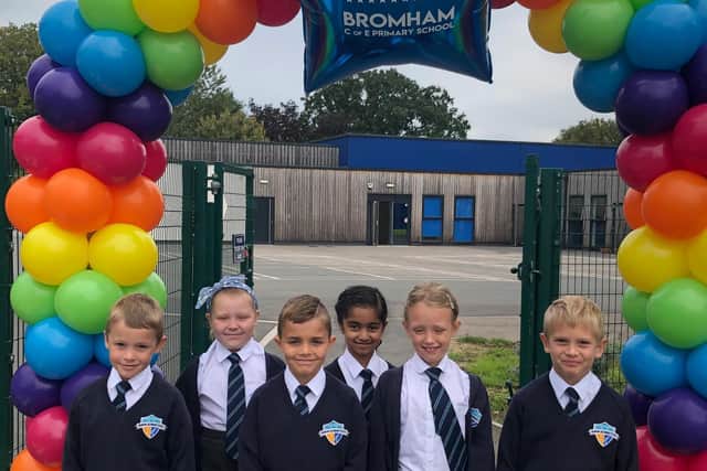 Pupils return to Bromham CofE Primary School