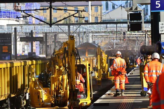 No trains in or out of London King’s Cross Station on October weekend as Network Rail makes progress on £1.2billion East Coast Upgrade (C) Network Rail