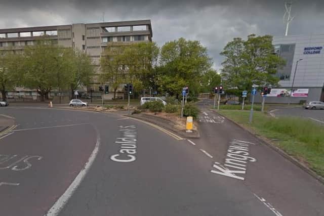 The Kingsway and Cauldwell Street junction in Bedford (Google)