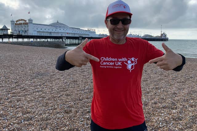 Godwin Debattista raised thousands for Children With Cancer UK
