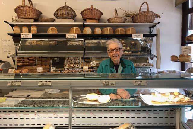 Sheila has run the family bakery for 66 years