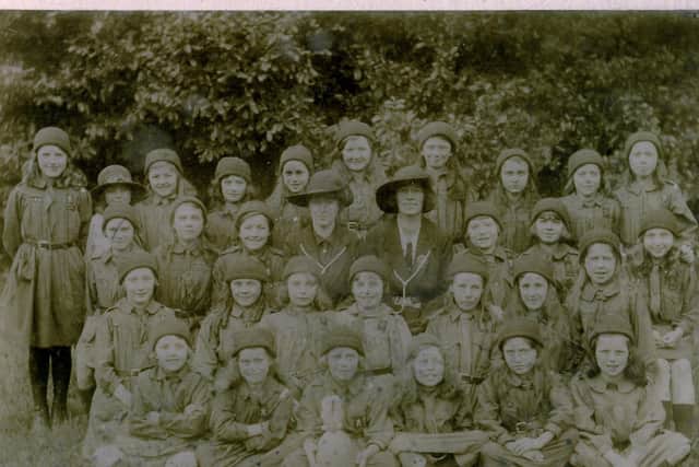 First Ampthill Brownies in the 1920s with their leaders Mrs Orme and Miss Lily Grimmer