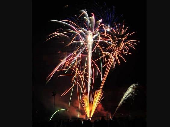 Fireworks stock image