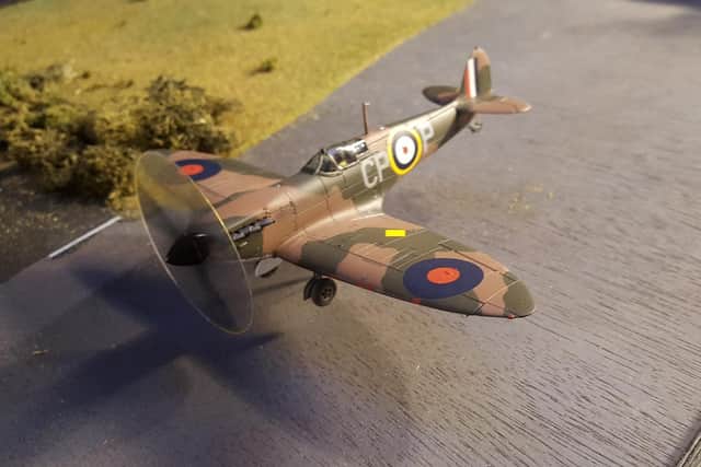 Bedford Scale Model Club have created a Battle Of Britain themed diorama to raise money for Mind and Survivors of Bereavement By Suicide
