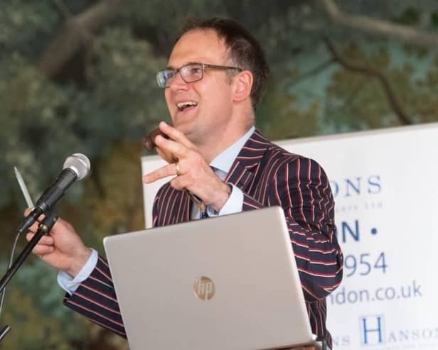 TV presenter and auctioneer Charles Hanson from BBC’s Flog It, Antiques Road Trip and Bargain Hunt