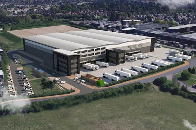 An impression of A F Blakemore’s new distribution centre in Manton Lane, Bedford
