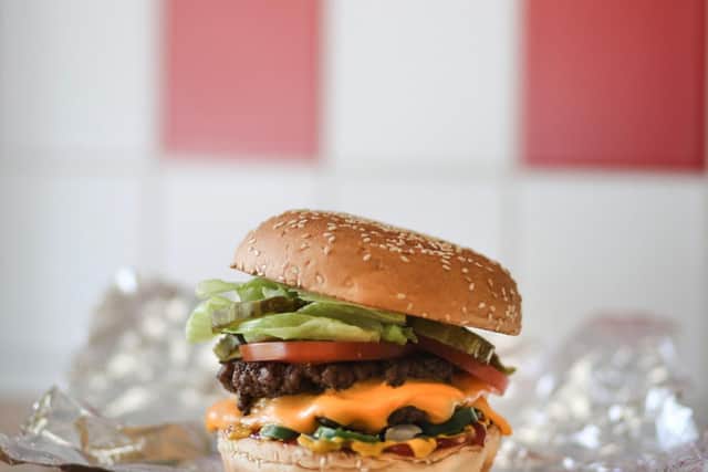 Five Guys Cheeseburger was the most ordered