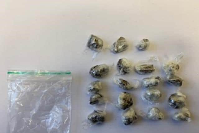 Drugs seized by police