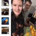 Hannah and Lewis during virtual camp
