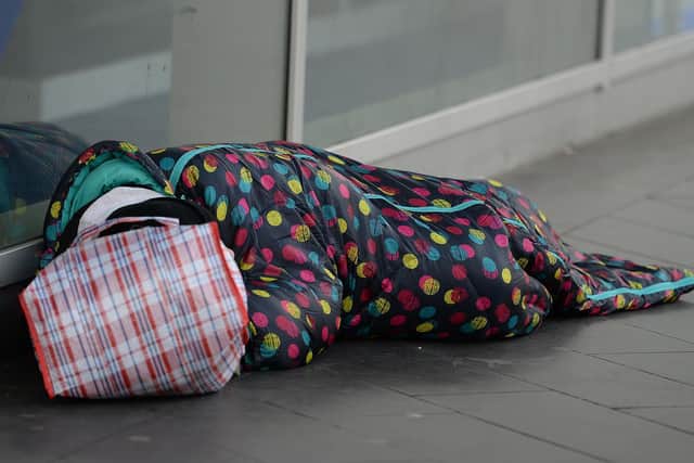 Fewer people were sleeping rough in Bedford last autumn