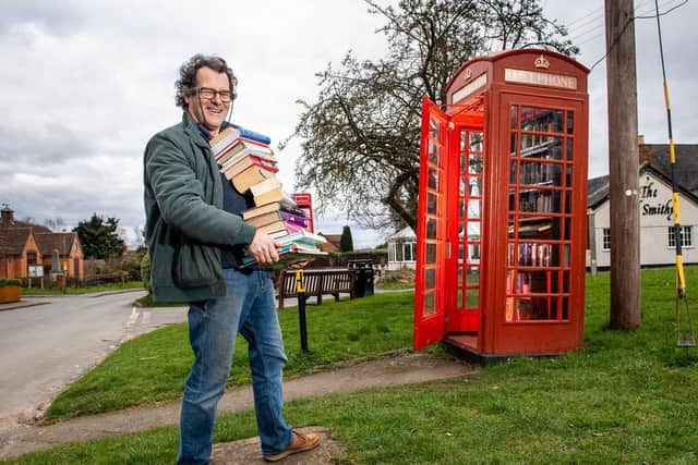 A book exchange is a popular way to repurpose an old phone box