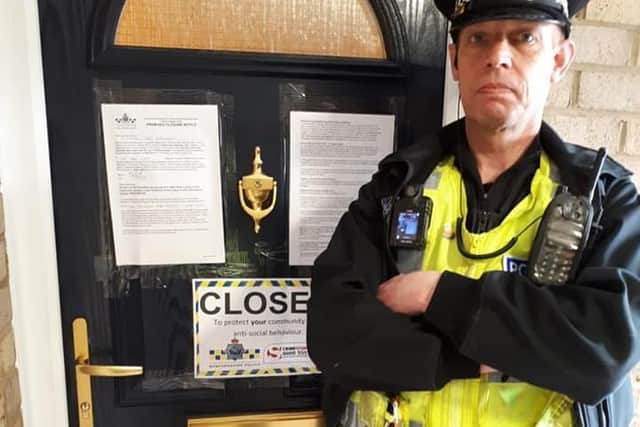 Police issue a closure order as part of the month of action