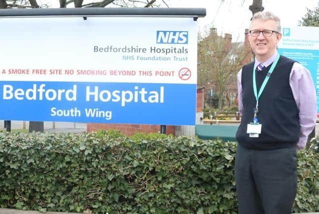 David Carter is the new CEO of Bedfordshire NHS Foundation Trust