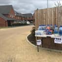Residents in a Plough View have set up a free essentials stall