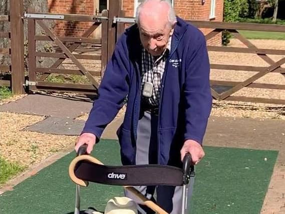 Captain Tom Moore has completed 100 lengths of his garden and raised over 12million for the NHS
