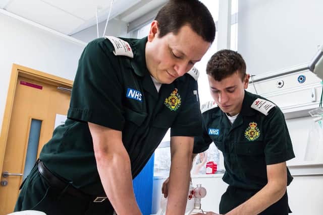 Student University of Bedfordshire paramedics training