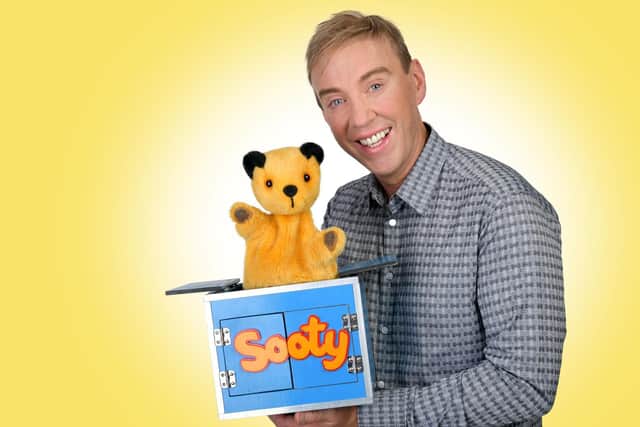 Sooty and Richard Cadell